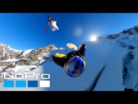 YouTube thumbnail for World's Longest Wingsuit Proximity Flight | Mont Blanc, France