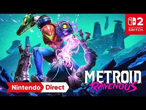 YouTube thumbnail for Metroid Ravenous – Nintendo Direct 9.9.2026