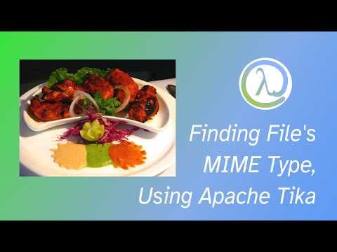 YouTube thumbnail for Finding File's MIME Type, Using Apache Tika, in Clojure