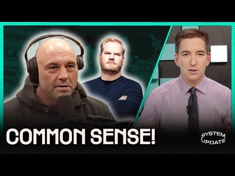 YouTube thumbnail for Joe Rogan Schools Guest on Feds in Jan. 6