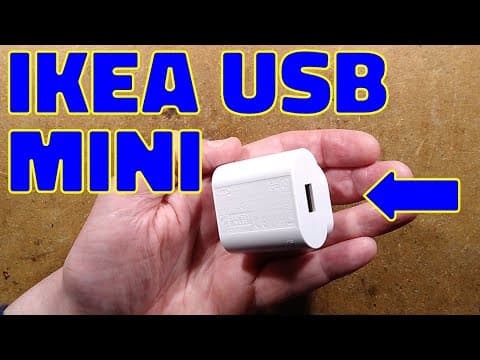 YouTube thumbnail for IKEA mini Smahagel teardown by bigclivedotcom (13m)