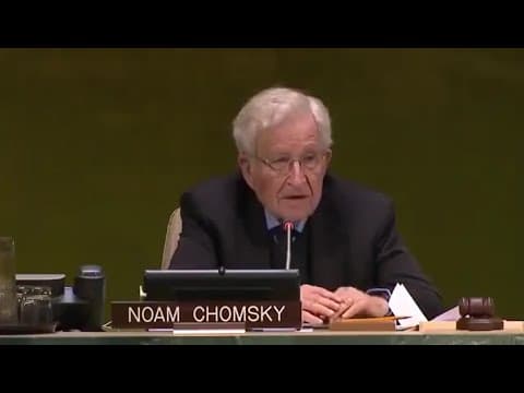 YouTube thumbnail for Noam Chomsky - Why Does the U.S. Support Israel?