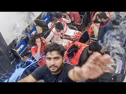 YouTube thumbnail for DESTROYING an Entire Scam Call Center Live On CCTV!