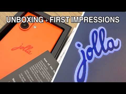 YouTube thumbnail for Jolla J2 Unboxing and First Impressions