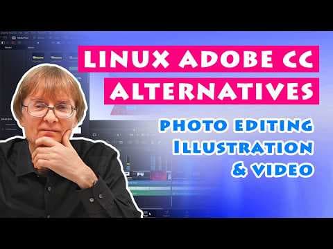 YouTube thumbnail for Linux Adobe CC Alternatives (Photo Editing, Illustration & Video) | Explaining Computers