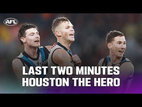 YouTube thumbnail for This is what footy is all about: last 2 mins of Essendon V Port Adelaide