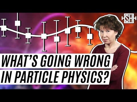 YouTube thumbnail for What's wrong with Particle Physics? - Sabine Hossenfelder