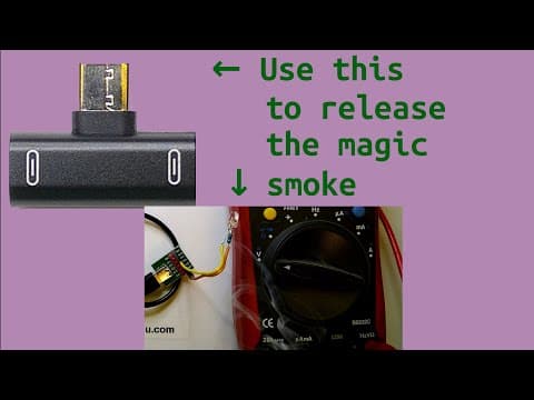 YouTube thumbnail for Surprisingly enough, shady USB-C multiport adapters can be dangerous