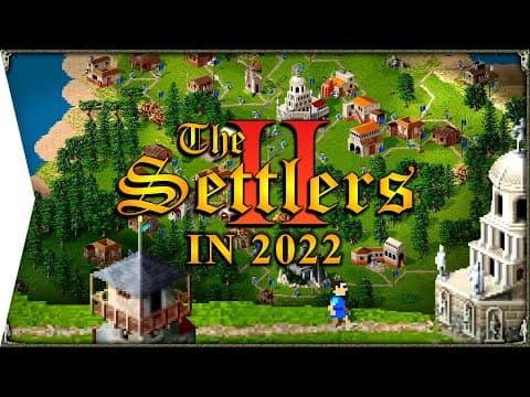 YouTube thumbnail for Settlers 2 - great strategy game. The sequels never came close.