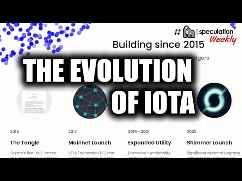 YouTube thumbnail for The Evolution of IOTA - feat. Dom Schiener @ TangleCon