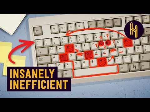 YouTube thumbnail for Why The QWERTY Keyboard Actually Sucks [8m6s]