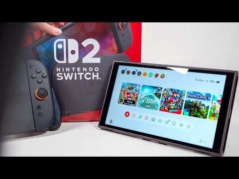 YouTube thumbnail for PSA: Switch 2 has no PWM dimming and no noticeable dithering