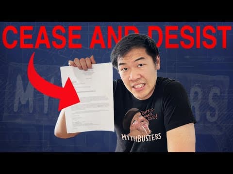 YouTube thumbnail for CNN threatens to sue YouTuber who bought Mythbusters trademark for apparel