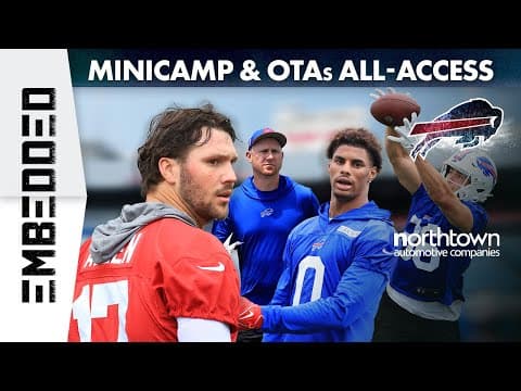 YouTube thumbnail for Exclusive All-Access at Buffalo Bills Minicamp & OTAs | Buffalo Bills: Embedded