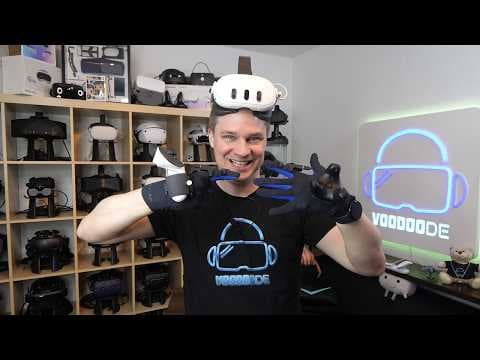 YouTube thumbnail for These VR gloves replace your controller in ANY PC-VR game!