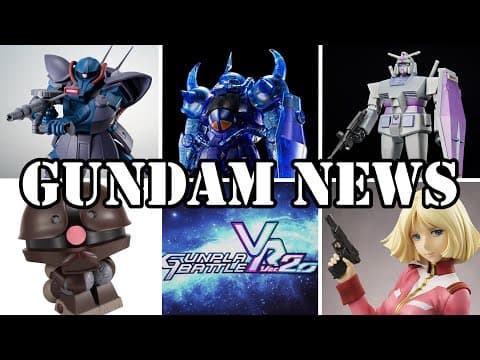 YouTube thumbnail for Gundam News 2025/01/23 [Kakarot197 on YT]