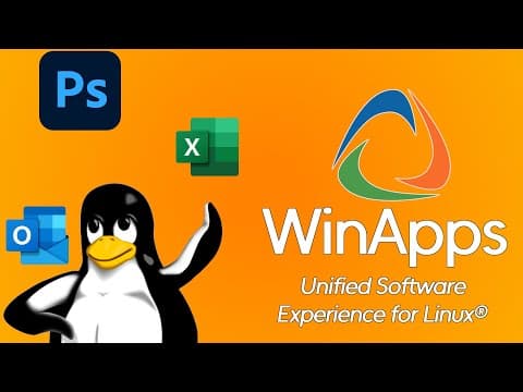 YouTube thumbnail for Run ANY Windows Application On Your Linux Machine - YouTube