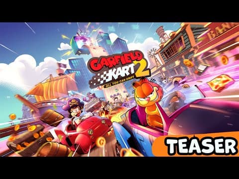 YouTube thumbnail for Garfield Kart 2  – All You Can Drift – Teaser