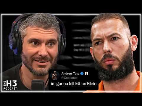 YouTube thumbnail for Andrew Tate Sent Me A Death Threat - H3 Show #292