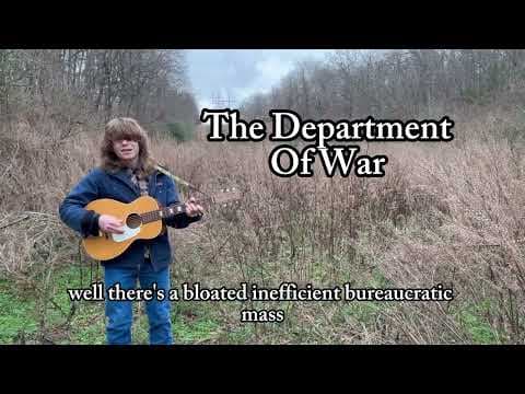 YouTube thumbnail for Jesse Welles - The Department of war