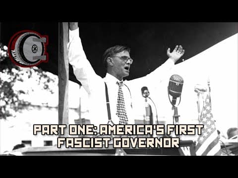 YouTube thumbnail for America's First Fascist Governor