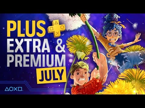 YouTube thumbnail for PlayStation Plus Extra & Premium Games - July 2023