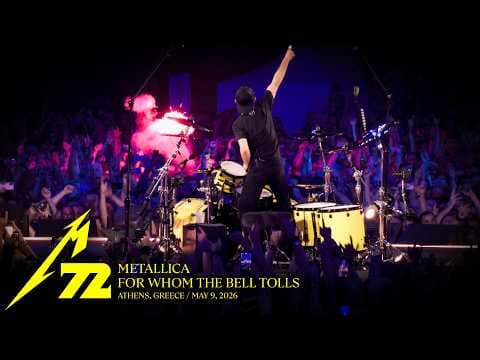 YouTube thumbnail for Metallica Monday: For Whom the Bell Tolls (Live 2026)