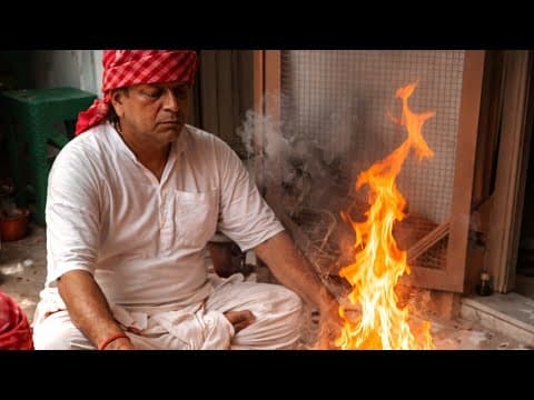 YouTube thumbnail for Annapurna Puja in a traditional household