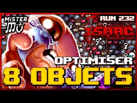 YouTube thumbnail for OPTIMISER 8 OBJETS | The Binding of Isaac : Repentance #232