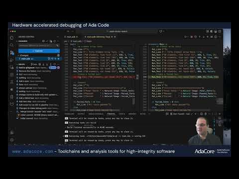 YouTube thumbnail for [YouTube] Ada source level debugging with Lauterbach Trace32