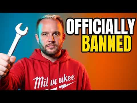 YouTube thumbnail for They Just Made It Illegal To Use Your Own Tools