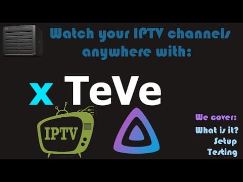 YouTube thumbnail for How to setup xTeVe for IPTV in Jellyfin