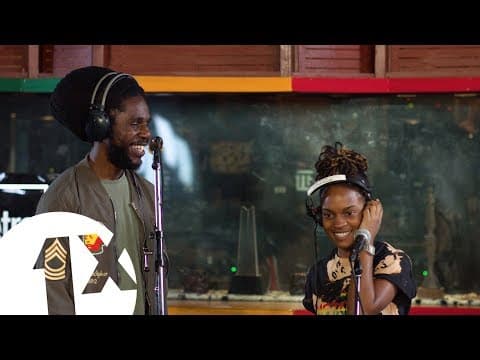 YouTube thumbnail for Chronixx & Koffee - Real Rock Riddim - 1Xtra in Jamaica (2018)