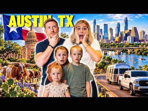 YouTube thumbnail for British family first time in Austin DID NOT go to plan! (The start of our TEXAS road trip) 🇺🇸