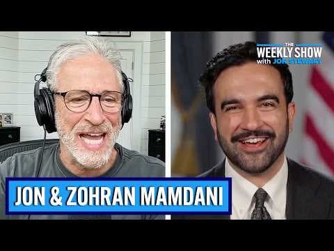 YouTube thumbnail for Mayor Zohran Mamdani on Socialism, Politics & NYC (The Weekly Show) [1:14:00]