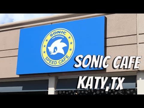 YouTube thumbnail for The Sonic Speed Cafe in Katy, Texas