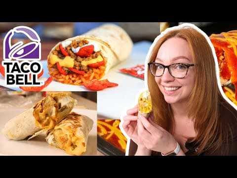 YouTube thumbnail for 3 Discontinued Taco Bell Items At Home