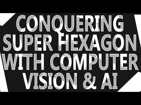 YouTube thumbnail for Coding an AI that plays Super Hexagon