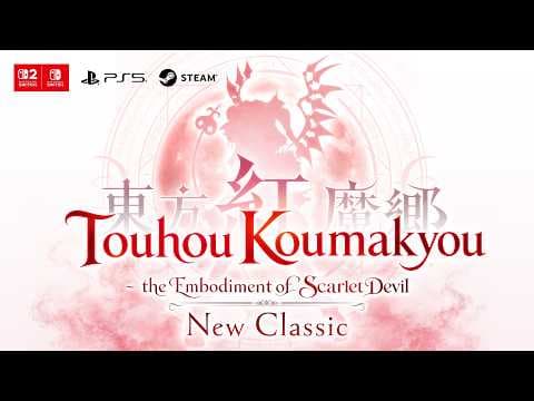 YouTube thumbnail for "Touhou Koumakyou: the Embodiment of Scarlet Devil" Remake for PC, Switch (2), PS5