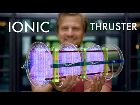 YouTube thumbnail for Ionic thrusters baby! (Maybe the future Idk)