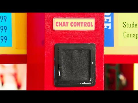 YouTube thumbnail for Chat control ad by Mullvad VPN that aired yesterday in Sweden