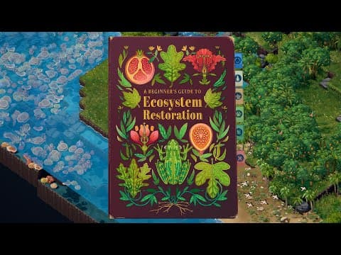 YouTube thumbnail for Terra Nil: A Beginner's Guide to Ecosystem Restoration