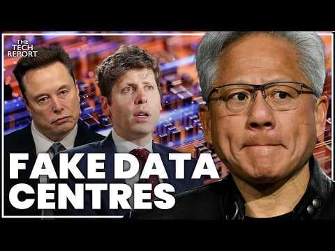 YouTube thumbnail for The AI boom is a lie: Fake data centres and unused GPUs | Ed Zitron