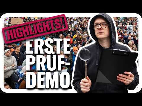 YouTube thumbnail for GEHT COMEDY AUF EINER DEMO? | Das war die erste PRÜF-Demo in Hamburg!
