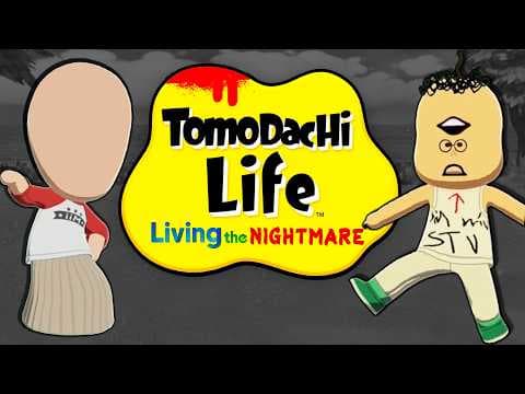 YouTube thumbnail for My Tomodachi Life... is extremely cursed