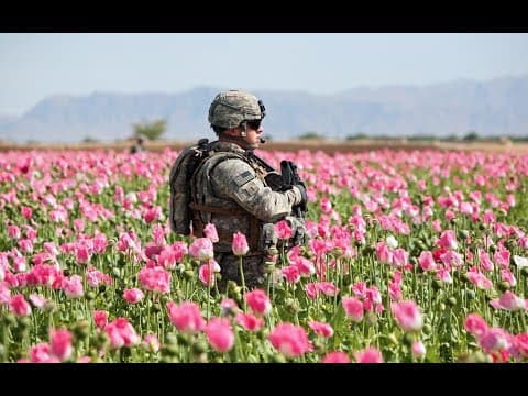 YouTube thumbnail for Did the US Military Withdraw from Afghanistan because of Fentanyl?
