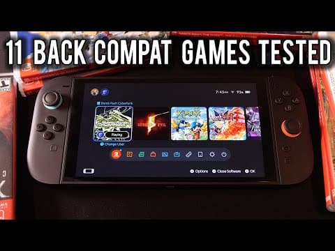 YouTube thumbnail for Nintendo Switch 2 Back Compat - More 60FPS games tested!