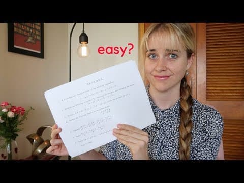 YouTube thumbnail for This is what an 1869 MIT entrance exam looks like