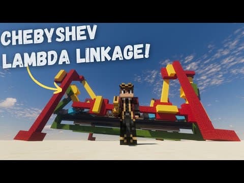 YouTube thumbnail for I made a pretty cool walking machine using Createa and Valkyrien Skies: Clockwork