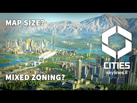 YouTube thumbnail for [two dollars twenty] Answering Your Questions - My Experience Playing Cities Skylines 2